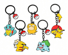 Pokemon Keychain Enamel Metal (assorted Pokemon)